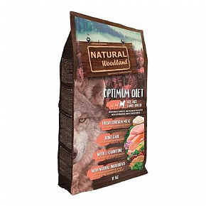 Natural Woodland Optimum Large Breed Diet 10 kg Natural Woodland Optimum Large Breed Diet 10 kg
