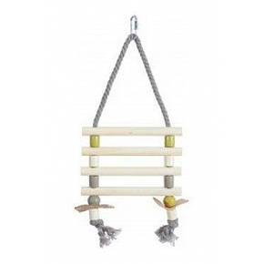 Kötéllétra madaraknak fa lépcsőfokok 31cm Zolux