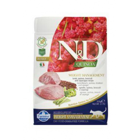 N&D Quinoa CAT Weight Management Bárány és brokkoli 300g