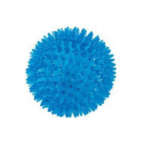 Kutyajáték BALL SPIKE TPR POP 13cm tüskékkel türkizZolux