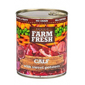 Farm Fresh Dog Borjú édesburgonyával konzerv 800g