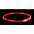 Flash light ring USB, villogó nyakörv, piros (RP 2,10 €)