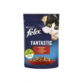 Nestlé FELIX Fantastic macska marhahús zselés kapszula 26x85 g