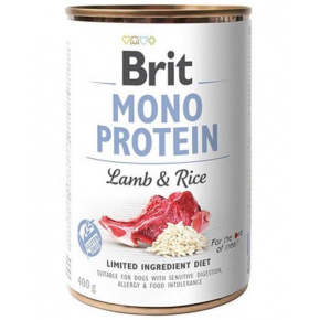 Brit Monoprotein bárány és barna rizs 400 g-os konzervdobozban