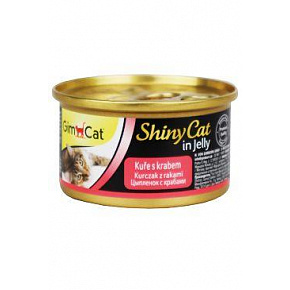 GimCat ShinyCat konz. csirke&rák 70g GimCat ShinyCat konz. csirke&rák 70g