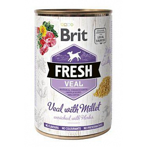 Brit Fresh Dog Borjúhús köleskásával 400g