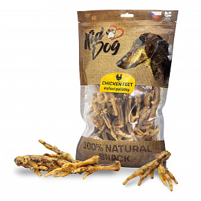 KIDDOG 100% Természetes Snack, extra nagy csirkelábak - XXL, 30 db / csomag