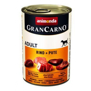 Animonda kutya GRANCARNO cons. Felnőtt marhahús/pulyka 400g