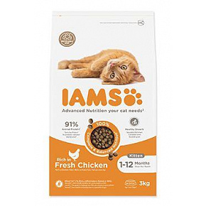 Iams Macska Kölyök Csirke 3kg