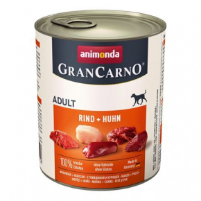 GRANCARNO Adult - marhahús, csirke 800g