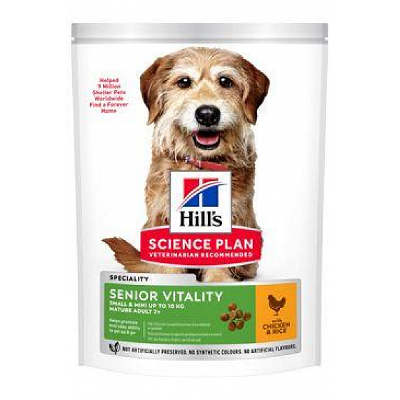 Hill konzervdoboza. SP Érett Felnőtt 7+Senior Small&Mini Ch 6kg