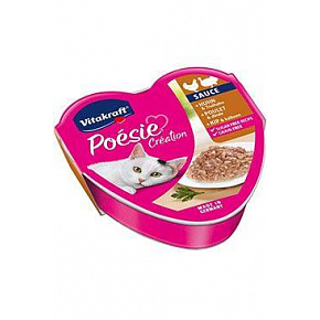 Vitakraft Cat Poésie szósz csirke és pulyka kádban 85g