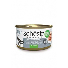Schesir Cat Cons. Felnőtt tonhal/tintahal 70g