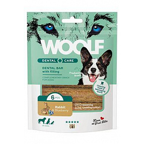 WOOLF Dental Care Bar nyúllal és áfonyával 108g/6db