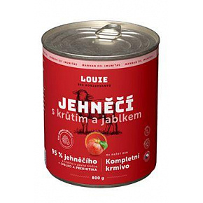Louie Dog konz. Bárányhús pulykával, almával, prebiotikumokkal 800g Louie Dog konz. Bárányhús pulykával, almával, prebiotikumokkal 800g