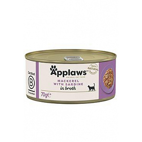 Applaws Cat konz. Adult Broth makréla szardíniával 70g