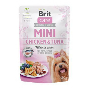 Brit Care Dog Mini csirke és tonhal filé mártásban 85g