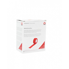 KRUUSE Vet-Flex kötszer 2,5 cm x 4,5 m, 10 db