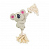 Koala pamutkötélen hanggal 10/24 cm, latex, HipHop Dog