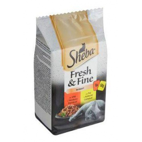 Sheba pocket Fresh&Fine csirke és marhahús 6x50g