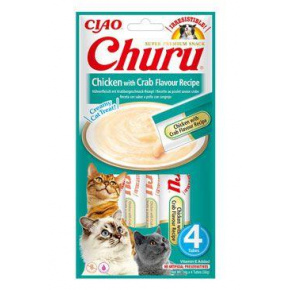 Churu Cat Csirke rák ízű csirke recept 4x14g