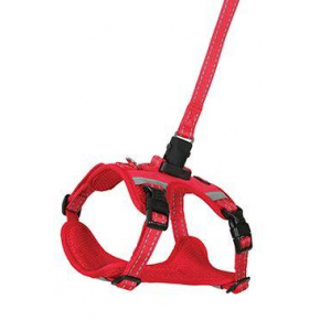 Hám és póráz 2m CLIP&GO piros XL Zolux