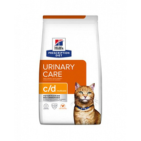 HILLS Diet Feline c/d Multicare Chicken Száraztáp ÚJ 1,5 kg HILLS Diet Feline c/d Multicare Chicken Száraztáp ÚJ 1,5 kg
