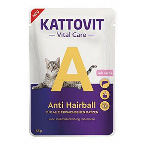 Kattovit Cat Vital Care Anti Hairball lazac zseb 85g