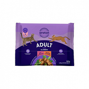 ARATON cat adult KAPSIČKA wet set  4 x 85 g