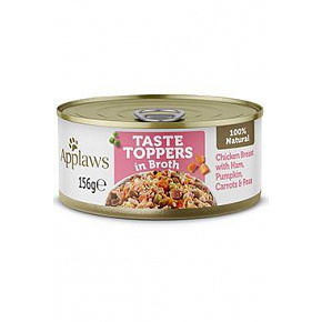 Applaws Dog konz. Toppers Broth csirke sonkával 156g