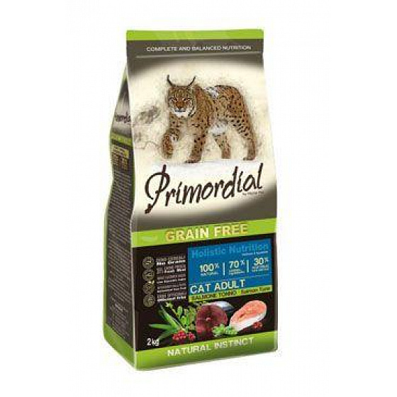 Primordial Cat GF Adult Lazac&Tonhal 2kg