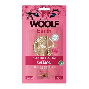 WOOLF Earth temetkezés. NooHide M Lapos Rúd Lazac 90g WOOLF Earth temetkezés. NooHide M Lapos Rúd Lazac 90g