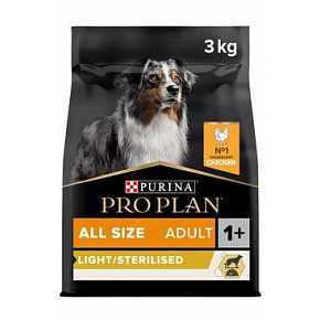 ProPlan Dog All Size Adult Optiweight(Sterilizált) 3kg