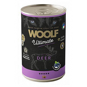 WOOLF Ultimate DogFood konz. Szarvas 400g