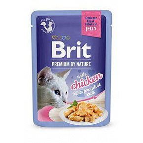 Brit Premium Cat D Fillets in Jelly with Chicken 85g