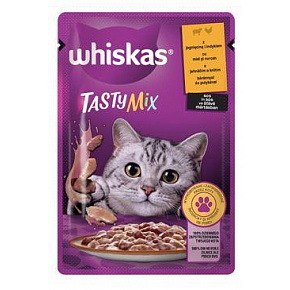 Whiskas Tasty Mix bárány húsos szószban 85g