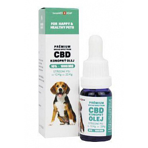 CBD olaj közepes testű kutyáknak 10%, 10ml