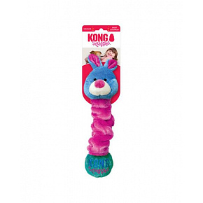 Játék Kong Dog Squiggles válogatott figura, poliészter, M Játék Kong Dog Squiggles válogatott figura, poliészter, M