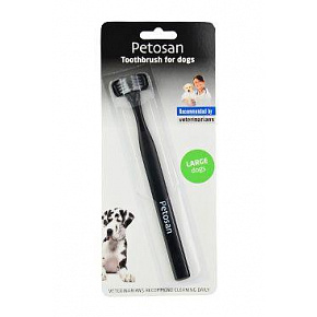 Petosan dupla fejű fogkefe kutyáknak Large Petosan dupla fejű fogkefe kutyáknak Large