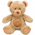Be Eco medvěd TEDDY, plyšová hračka se zvukem, 23 cm