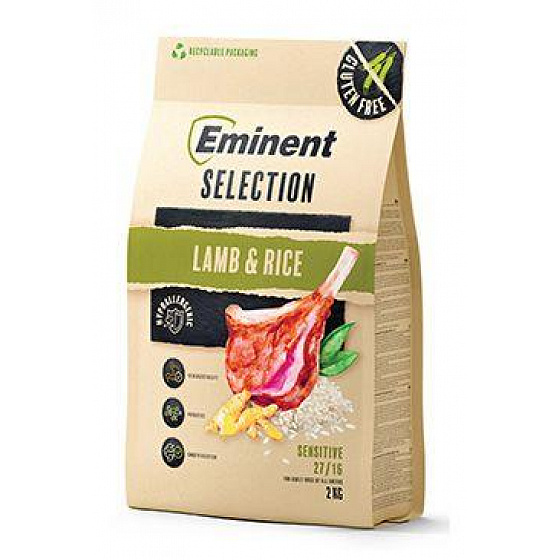 Eminent dog Selection Sensitive Bárány & Rizs 2 kg