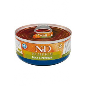 N&D CAT PUMPKIN Adult kacsa és sütőtök 70g