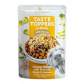 Applaws Dog tasak Toppers Broth csirke quinoával 85g