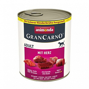 Animonda kutya GRANCARNO cons. Felnőtt marhahús/szív 800g