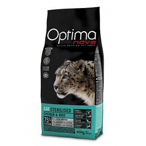 Optima Nova Cat Sterilised Csirke&Rizs 400g Optima Nova Cat Sterilised Csirke&Rizs 400g