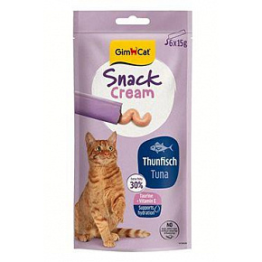 GimCat Snack Cream tonhal 6x15g GimCat Snack Cream tonhal 6x15g