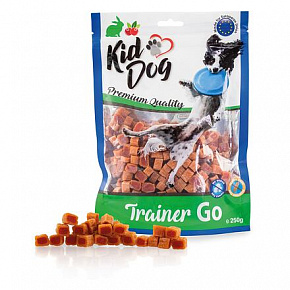 KIDDOG TRAINER GO mini kockák nyúllal és áfonyával 250 g KIDDOG TRAINER GO mini kockák nyúllal és áfonyával 250 g