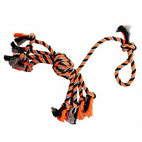 SPIDER HipHop Dog húzójáték 11 karral 51 cm / 150 g szürke, sötét.szürke, narancssárga SPIDER HipHop Dog húzójáték 11 karral 51 cm / 150 g szürke, sötét.szürke, narancssárga