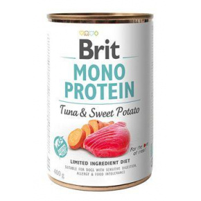 Brit Dog konzervek Monoprotein tonhal és édesburgonya 400g