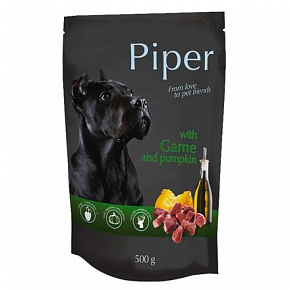 NEW PIPER vadhússal és sütőtökkel, kutyáknak tasak 500 g